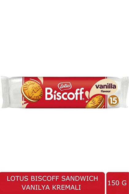 Biscoff Sandwich Vanilya Kremalı Bisküvi 150 GR