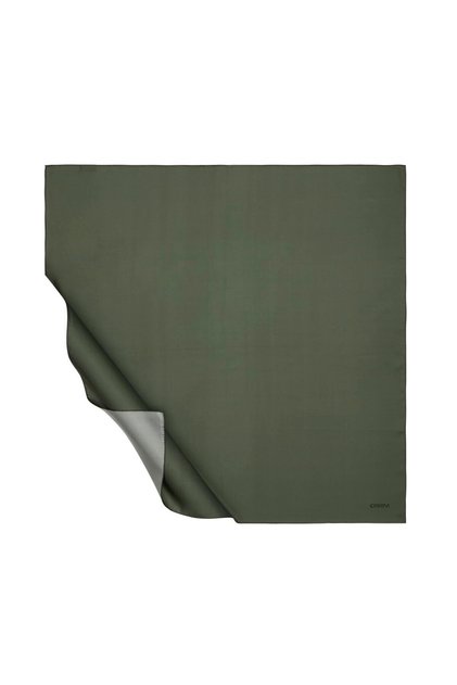 İpekevi Plain Twill Silk Scarf - Walnut Green