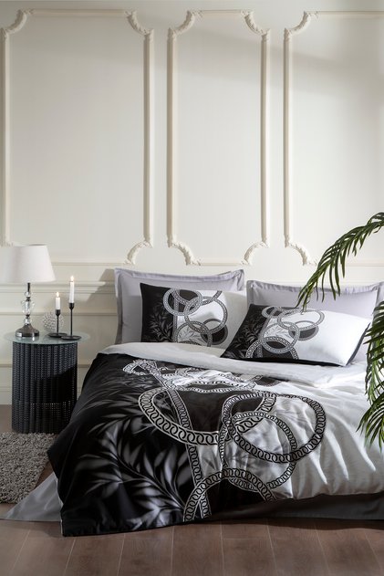 Cadena Double Soft Life Satin Bedding Set