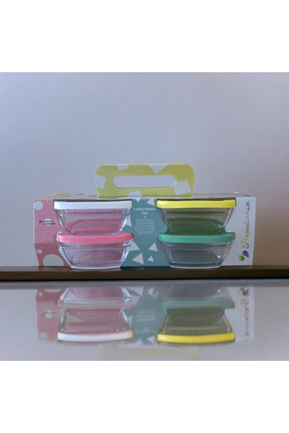 96840 PAŞABAHÇE STORAGE PUDDING CUP 310 cc 4 PACK