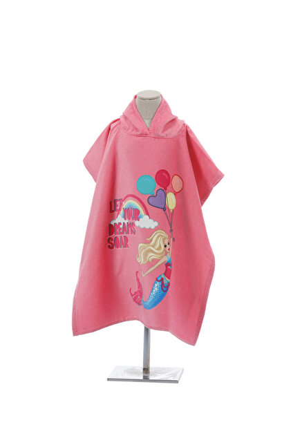 Özdilek Barbie Splash Lisanslı Kadife Çocuk Panço 4/9 Yaş - Fiyatı