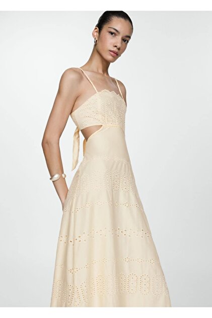 body lace dress Annika Lace Maxi Dress White / M