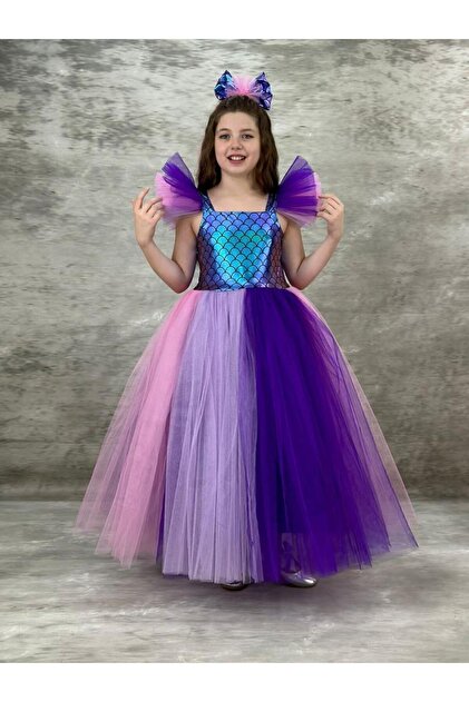 sachin and babi light blue dress Mermaid Layered Tulle Dress 2-3 Years main image 0