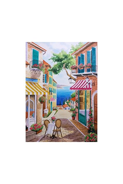 Blue Focus 500 Parça Puzzle - Beautıful Coastal Town (GÜZEL SAHİL
