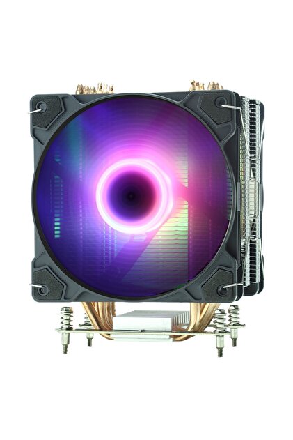 Dark Freezer X125 2x12cm Frgb Led Fanlı, 4pin Pwm Bağlantılı Kule