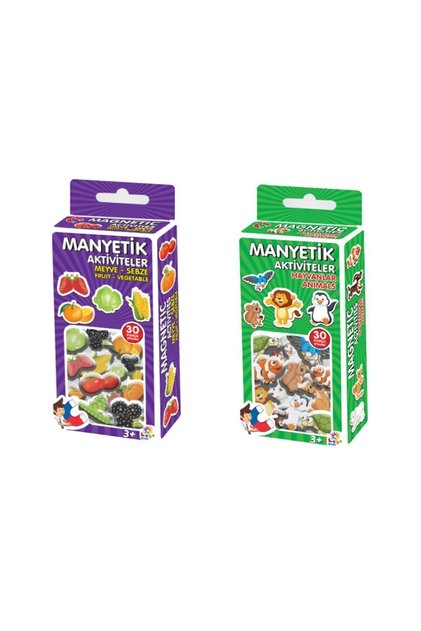 Magnet 2 Li Set - Hayvanlar-meyve Sebzeler