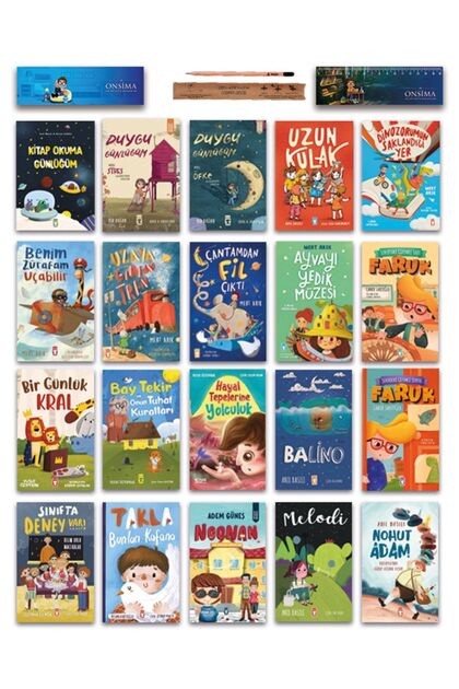 2. 3. Sınıf Hikaye Okuma Seti 20 Kitap Tam Set - Mert Arık - Anıl Basılı - Yusuf Öztoprak - Faruk