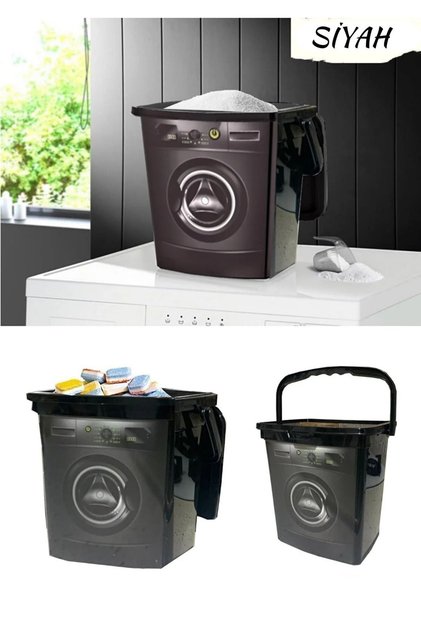 çamaşır makinesi görünümlü deterjanlık banyo düzenleyici çok amaçlı kutu