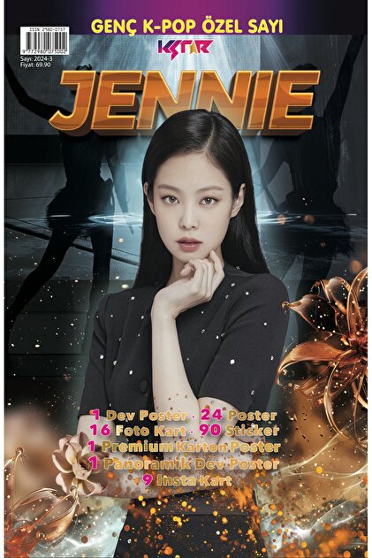 K-POP・アジア Blackpink Jennie KSTAR Blackpink Jennie Dergisi Kpop Özel Sayı - Fiyatı, Yorumları
