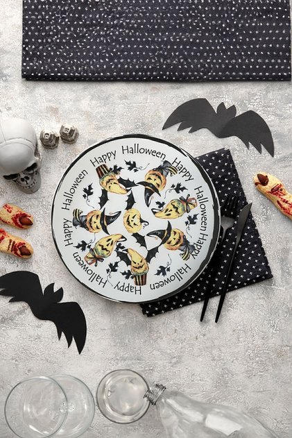Halloween Happy Serving Plate 26 cm 19946