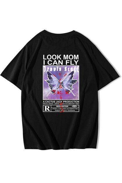 BRZ COLLECTION Unisex Oversize Travis Scott Cactus Jack T-shirt