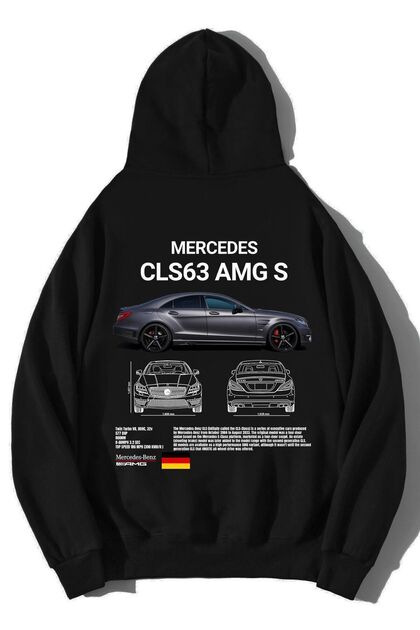 BRZ COLLECTION Mercedes Cls63 Amg Unisex Oversize Hoodie- Trendyol
