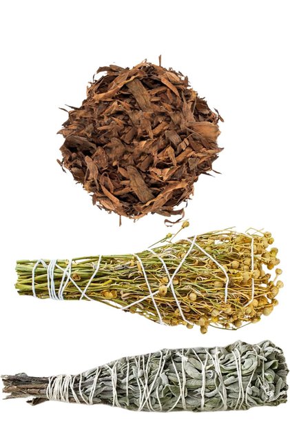 Nazar Tütsüsü Set - Tütsü Seti - Adaçayı - Üzerlik - Buhur