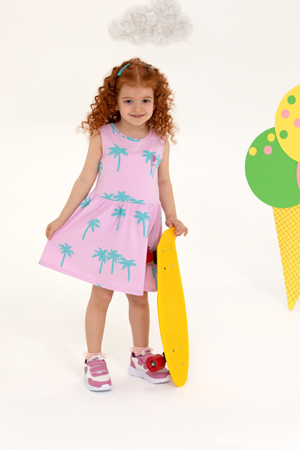 Girl's Magnolia Sleeveless Knitted Dress 50266707-Vr211