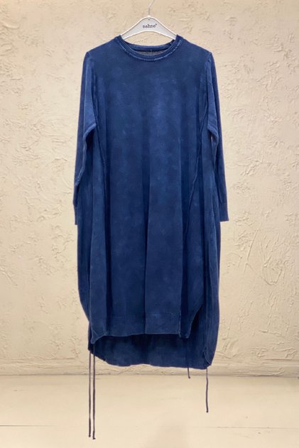 Side Drawstring Null Collar Year's Wedge Cotton Dress