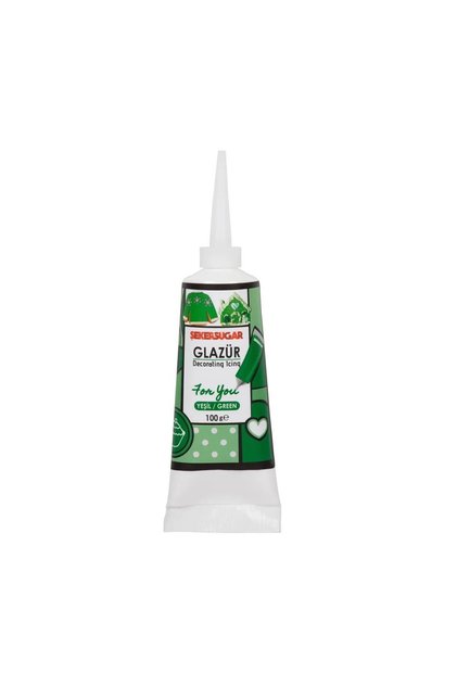 Süsleme Glazürü Yeşil 100 gr