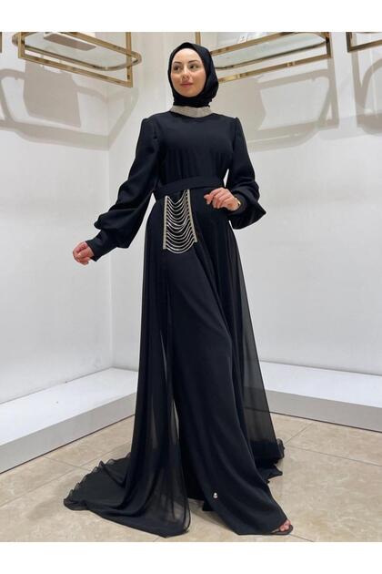 黒ミサ 2020 edyh ロングトレーナー Mısra Elbise 4133 Siyah - Fiyatı, Yorumları
