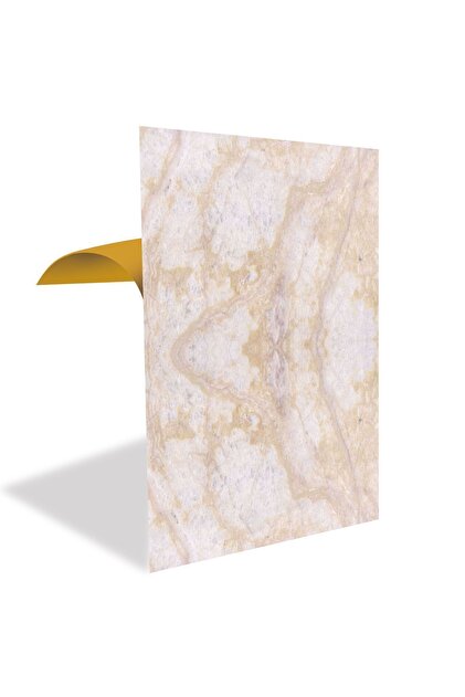 Kendinden Yapışkanlı Bej Mermer Desenli Pvc Panel 41x62 Cm (4 Adet) 1 M²