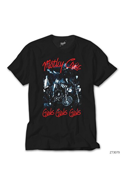 Overdrive Mötley Crüe “Tour 1983” Özel Tasarım Vintage Rock Tişört
