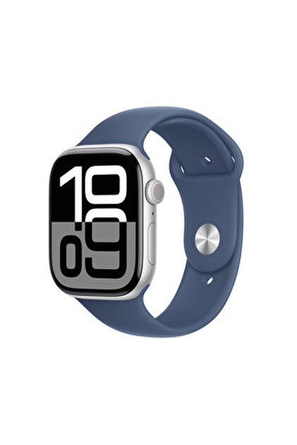 極上品　Apple Watch 10(GPS) 46mm　 Apple Watch Series 10 Gps 46mm Silver Aluminium Case With Denim