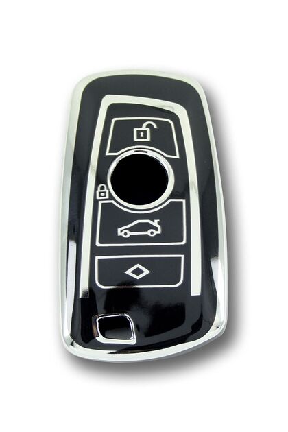 For Bmw 1 3 5 7 Series X1 X3 X4 X5 F10 F15 F16 F20 F30 F18 F25 M3 M4 Nano Key Case Black Silver Color
