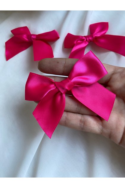 10 Satin Bows – Ribbon