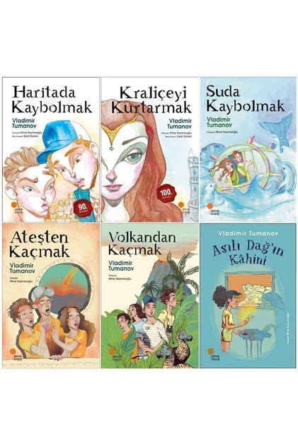 Vladimir Tumanov 6 Book Set - Saving the Queen - Getting Lost on the Map - Escaping from the Horde