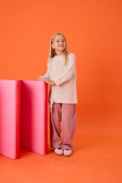 Girl's Bow Knitwear Sweater