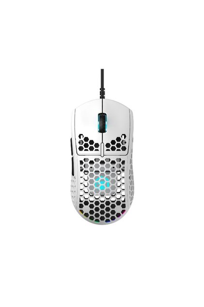ماوس الألعاب GM16 فائق الدقة وخفيف الوزن - أبيض
