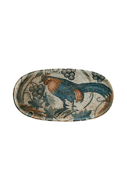 Bonna Porcelain Mesopotamia Chicken Hygge 30cm Oval Serving Plate - Pack of 2