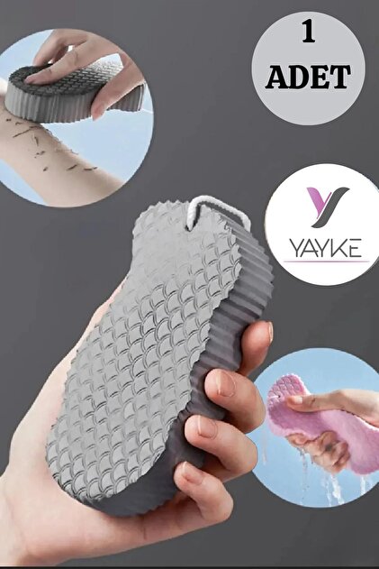 Yayke Vücut Cilt Temizleyici Sünger, Peeling Etkili Asılabilir