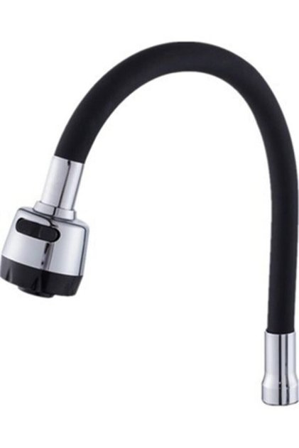 Energy Saving Silicone Faucet Head with Movable Head Kubar Dual Functions (BLACK)