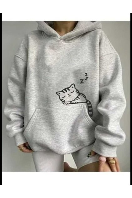 malkoçbey baskılı oversize unisex swetşhirt