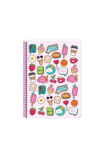 Keskin A4 80 Yp.quared Pp Kp.spr.sweet Fun Notebook (1 PC)