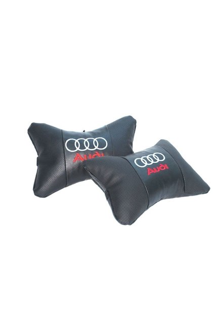 Luxury Neck Pillow with Toyota Logo Double Artificial Leather