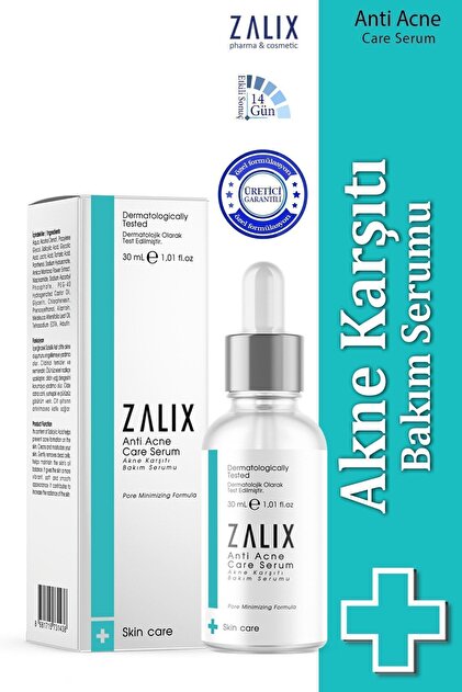 ZALİX Akne Ve Siyah Nokta Karşıtı Salisilik Asit Içerikli Bakım
