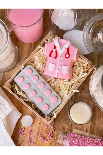 Doctor Nurse Pink Soap Set Handmade Gift Scented Soap