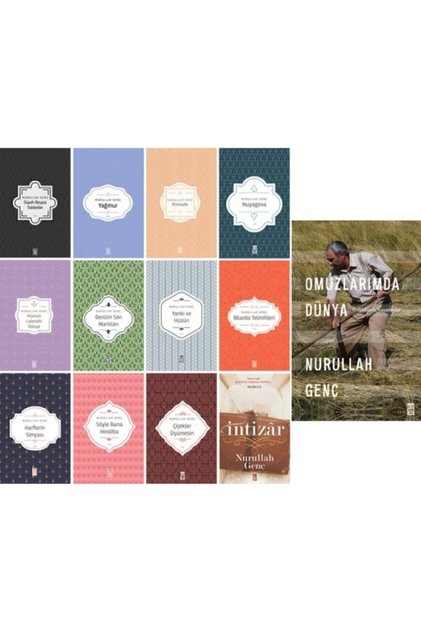 Nurullah Genç Tüm Kitapları 13 Kitap Set / Siyah Beyaz Tabletler - Yağmur - Rüveyda