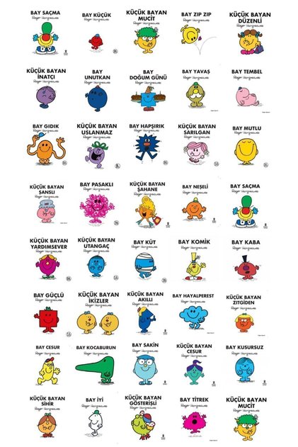 Küçük Bay ve Bayanlar Serisi 40 Kitap Set