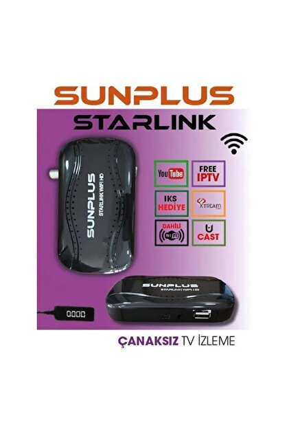 Genel Markalar Uydu Alıcı Mini Full Hd Iptv Dahili Wıfı Ucast