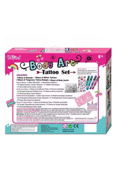 TOYFEST Tokidas Body Art Tattoo Set - Vücut Dövme Sanatı Seti