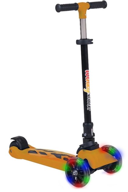 Winky LED Lighted 3 Wheel Foldable 5-9 years max 90 kg carrying capacity 3 stage scooter