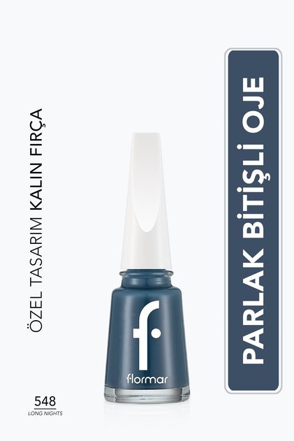 Klasik Parlak Bitişli Yüksek Pigmentli Oje - Nail Enamel -548 Long Nıghts- 8682536053099