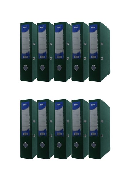 Geniş Plastik Klasör (56411-160) Yeşil 10 Lu Paket