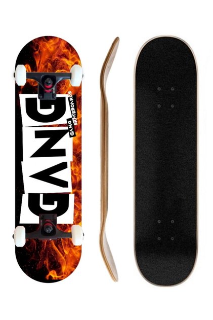 Skateboards 8.0 Fire Complete Profesyonel Kaykay