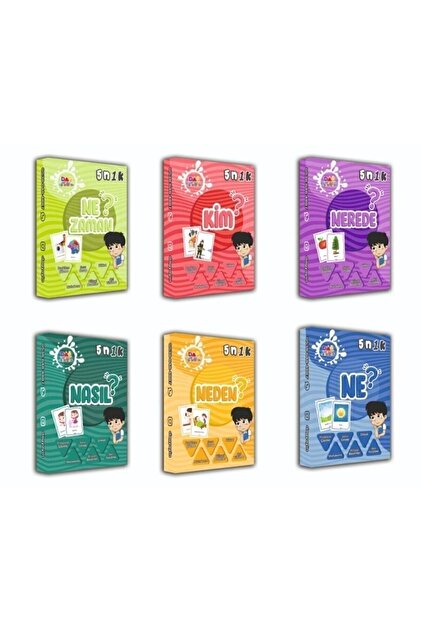 Dağ Yayıncılık 5n1k Soru Cevap Seti (BÜYÜK BOY) -6 KUTU- YENİ 2025