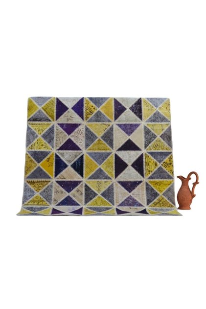 Madalyon Patchwork El Dokuma Antik Anadolu Halı