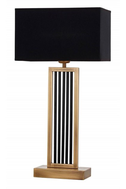 ML-9136-1E Eskitme Kaplama Masa Lambası E27 Metal Kumaş H: 60 cm, WxD: 30x18 cm
