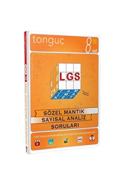 Tonguç Yayınları Tonguç Lgs 8. Sınıf Sözel Mantık Sayısal Analiz