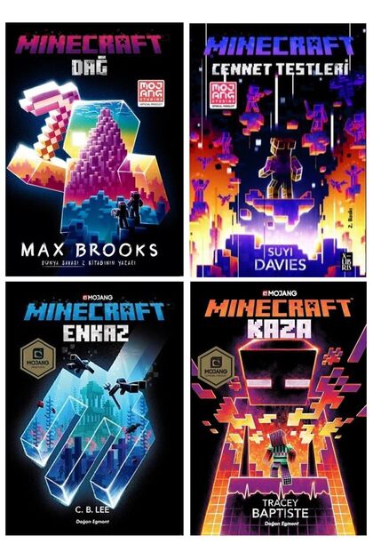 Alfa Yayınları Minecraft Roman Serisi 4 Kitap Set / Dağ - Cennet